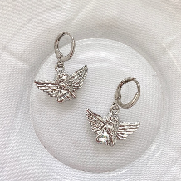 Jewelry - RESTOCKED! angel charm earrings (buy 1 get two free!!!)
